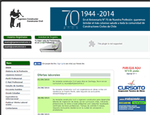 Tablet Screenshot of ingenieroconstructor.cl